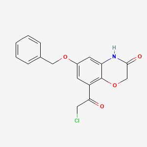 6-(Benzyloxy)-8-(2-chloroacetyl)-2H-benzo[b][1,4]oxazin-3(4H)-one