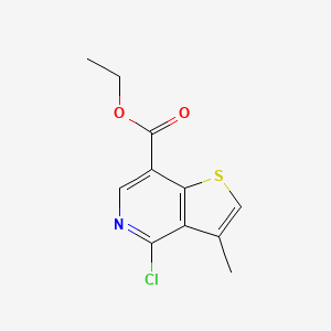 Ethyl 4-chloro-3-methylthieno[3,2-c]pyridine-7-carboxylate