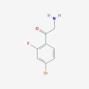 Ethanone, 2-amino-1-(4-bromo-2-fluorophenyl)-