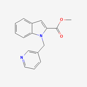 Methyl 1-(pyridin-3-ylmethyl)-1H-indole-2-carboxylate