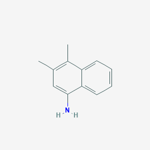 molecular formula C12H13N B3291186 3,4-Dimethylnaphthalen-1-amine CAS No. 87031-39-8