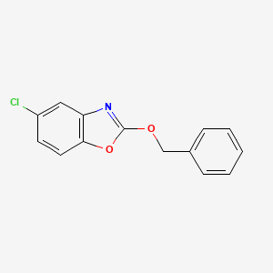 molecular formula C14H10ClNO2 B3291203 2-(Benzyloxy)-5-chlorobenzo[d]oxazole CAS No. 87054-14-6