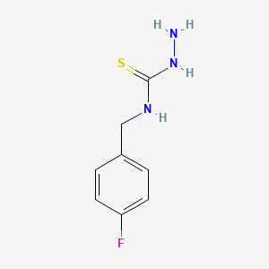 3-Amino-1-[(4-fluorophenyl)methyl]thiourea