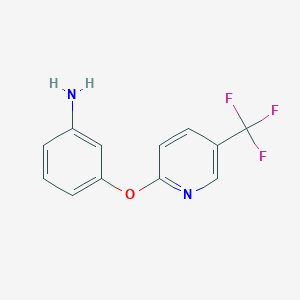 (3-{[5-(Trifluoromethyl)pyridin-2-yl]oxy}phenyl)amine