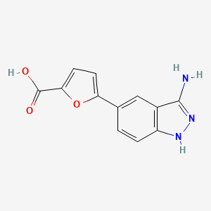 5-(3-amino-1H-indazol-5-yl)furan-2-carboxylic acid