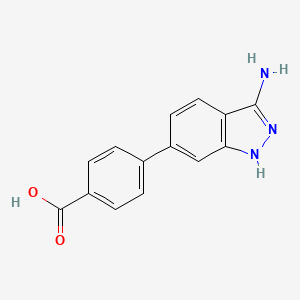 4-(3-amino-1H-indazol-6-yl)benzoic Acid