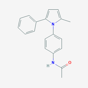 molecular formula C19H18N2O B329159 N-[4-(2-methyl-5-phenyl-1H-pyrrol-1-yl)phenyl]acetamide 