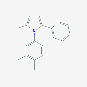 molecular formula C19H19N B329161 1-(3,4-dimethylphenyl)-2-methyl-5-phenyl-1H-pyrrole 