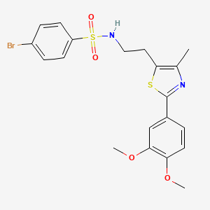 4-bromo-N-(2-(2-(3,4-dimethoxyphenyl)-4-methylthiazol-5-yl)ethyl)benzenesulfonamide