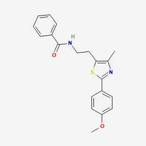 N-(2-(2-(4-methoxyphenyl)-4-methylthiazol-5-yl)ethyl)benzamide