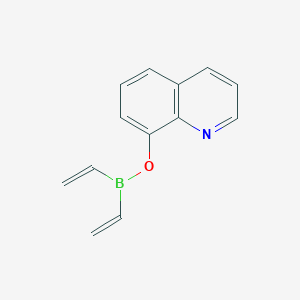 molecular formula C13H12BNO B3291765 Quinolin-8-yl diethenylborinate CAS No. 873101-95-2