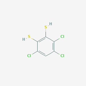 molecular formula C6H3Cl3S2 B3291771 3,4,6-Trichlorobenzene-1,2-dithiol CAS No. 87314-48-5