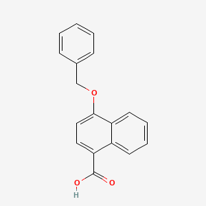 4-(Phenylmethoxy)-1-naphthalenecarboxylic acid