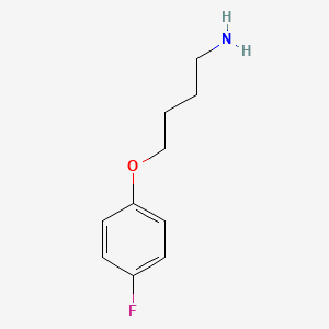 molecular formula C10H14FNO B3291834 1-(4-Aminobutoxy)-4-fluorobenzene CAS No. 873790-24-0