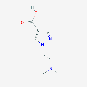 molecular formula C8H13N3O2 B3291874 1-[2-(Dimethylamino)ethyl]-1H-pyrazole-4-carboxylic acid CAS No. 874196-92-6