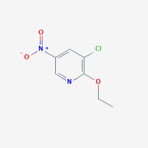 molecular formula C7H7ClN2O3 B3291907 3-Chloro-2-ethoxy-5-nitropyridine CAS No. 874492-07-6