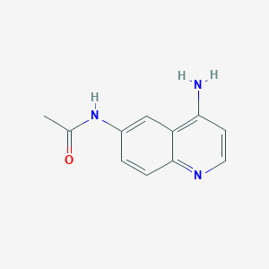 molecular formula C11H11N3O B3291923 N-(4-aminoquinolin-6-yl)acetamide CAS No. 874497-95-7