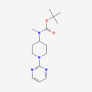 molecular formula C15H24N4O2 B3291967 Tert-butyl methyl(1-(pyrimidin-2-yl)piperidin-4-yl)carbamate CAS No. 874832-34-5