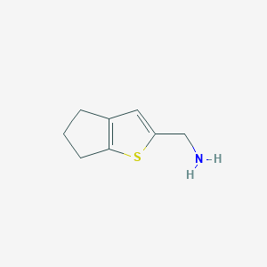 molecular formula C8H11NS B3291977 4H,5H,6H-环戊并[b]噻吩-2-基甲胺 CAS No. 874881-16-0