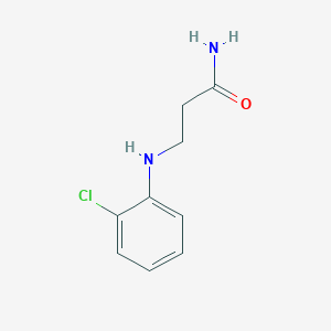 3-[(2-Chlorophenyl)amino]propanamide