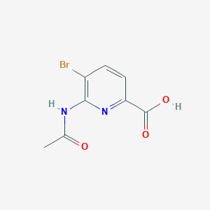 6-Acetamido-5-bromopicolinic acid