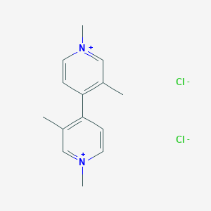 molecular formula C14H18Cl2N2 B3292023 4,4'-Bipyridinium, 1,1',3,3'-tetramethyl-, dichloride CAS No. 87524-44-5