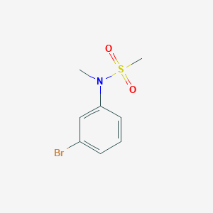 molecular formula C8H10BrNO2S B3292072 N-(3-bromophenyl)-N-methylmethanesulfonamide CAS No. 875917-18-3