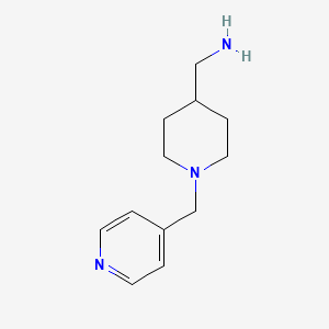 molecular formula C12H19N3 B3292094 C-(1-Pyridin-4-ylmethyl-piperidin-4-yl)-methylamine CAS No. 876156-46-6