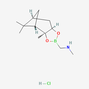 molecular formula C12H23BClNO2 B3292189 Boro-sar-(+)-pinanediol-hcl CAS No. 877314-88-0
