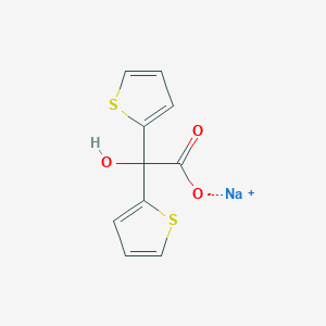 Sodium 2-hydroxy-2,2-di(thiophen-2-yl)acetate
