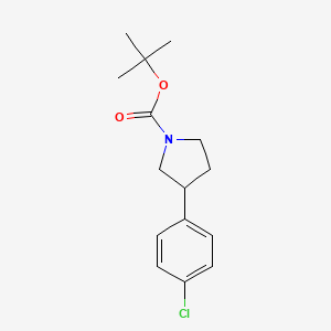 Tert-butyl 3-(4-chlorophenyl)pyrrolidine-1-carboxylate