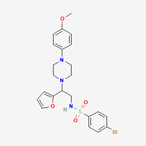 4-bromo-N-{2-(2-furyl)-2-[4-(4-methoxyphenyl)piperazin-1-yl]ethyl}benzenesulfonamide