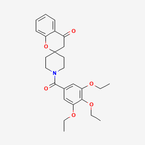 1'-(3,4,5-Triethoxybenzoyl)-3,4-dihydrospiro[1-benzopyran-2,4'-piperidine]-4-one
