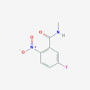 molecular formula C8H7FN2O3 B3292537 5-Fluoro-N-methyl-2-nitrobenzamide CAS No. 878160-05-5