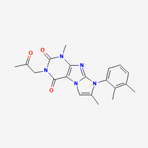 6-(2,3-Dimethylphenyl)-4,7-dimethyl-2-(2-oxopropyl)purino[7,8-a]imidazole-1,3-dione