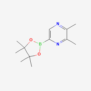 molecular formula C12H19BN2O2 B3292697 2,3-Dimethyl-5-(4,4,5,5-tetramethyl-1,3,2-dioxaborolan-2-YL)pyrazine CAS No. 879291-30-2