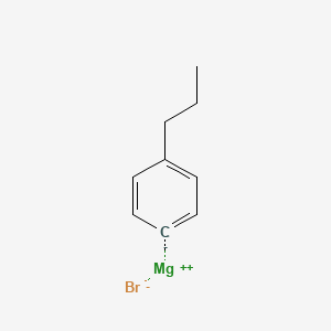 molecular formula C9H11BrMg B3292714 4-n-Propylphenylmagnesium bromide CAS No. 87942-08-3