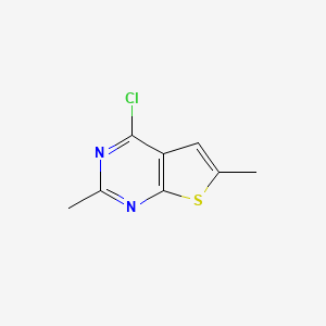 molecular formula C8H7ClN2S B3292731 4-Chloro-2,6-dimethylthieno[2,3-D]pyrimidine CAS No. 879873-61-7