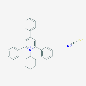 molecular formula C30H28N2S B3292765 Pyridinium, 1-cyclohexyl-2,4,6-triphenyl-, thiocyanate CAS No. 88064-53-3