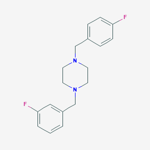 1-(3-Fluorobenzyl)-4-(4-fluorobenzyl)piperazine