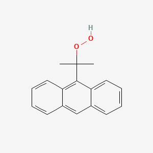 molecular formula C17H16O2 B3292777 2-(Anthracen-9-YL)propane-2-peroxol CAS No. 880643-80-1