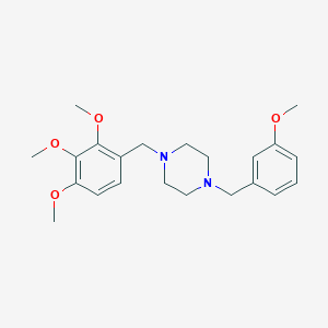 1-(3-Methoxybenzyl)-4-(2,3,4-trimethoxybenzyl)piperazine