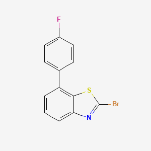 2-Bromo-7-(4-fluorophenyl)benzo[d]thiazole