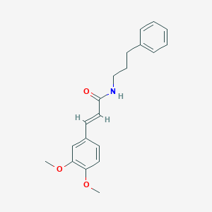 molecular formula C20H23NO3 B329294 3-(3,4-dimethoxyphenyl)-N-(3-phenylpropyl)acrylamide 