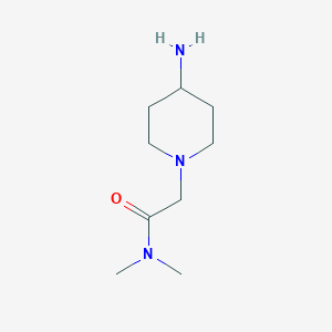 molecular formula C9H19N3O B3292949 2-(4-Aminopiperidin-1-YL)-N,N-dimethylacetamide CAS No. 882562-49-4
