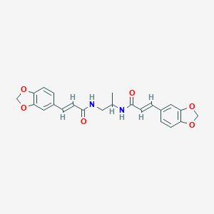 (2E,2'E)-N,N'-propane-1,2-diylbis[3-(1,3-benzodioxol-5-yl)prop-2-enamide]