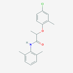 molecular formula C18H20ClNO2 B329301 2-(4-chloro-2-methylphenoxy)-N-(2,6-dimethylphenyl)propanamide 