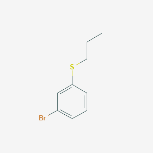 molecular formula C9H11BrS B3293028 1-Bromo-3-propylsulfanylbenzene CAS No. 883443-16-1