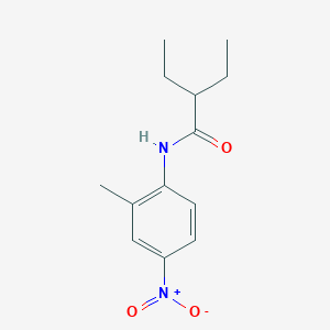 molecular formula C13H18N2O3 B329305 2-ethyl-N-(2-methyl-4-nitrophenyl)butanamide 
