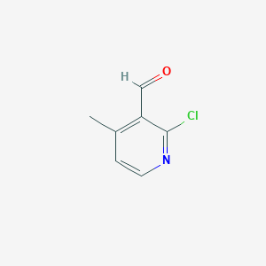 molecular formula C7H6ClNO B3293106 2-Chloro-4-methylnicotinaldehyde CAS No. 884495-45-8